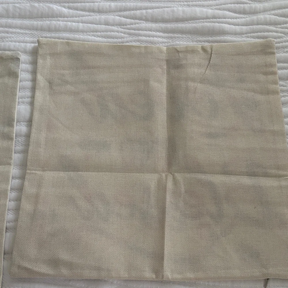 Love and Blessings Accent Pillow Covers Set of 2 Like New  17.5 x 17.5 inches Sq